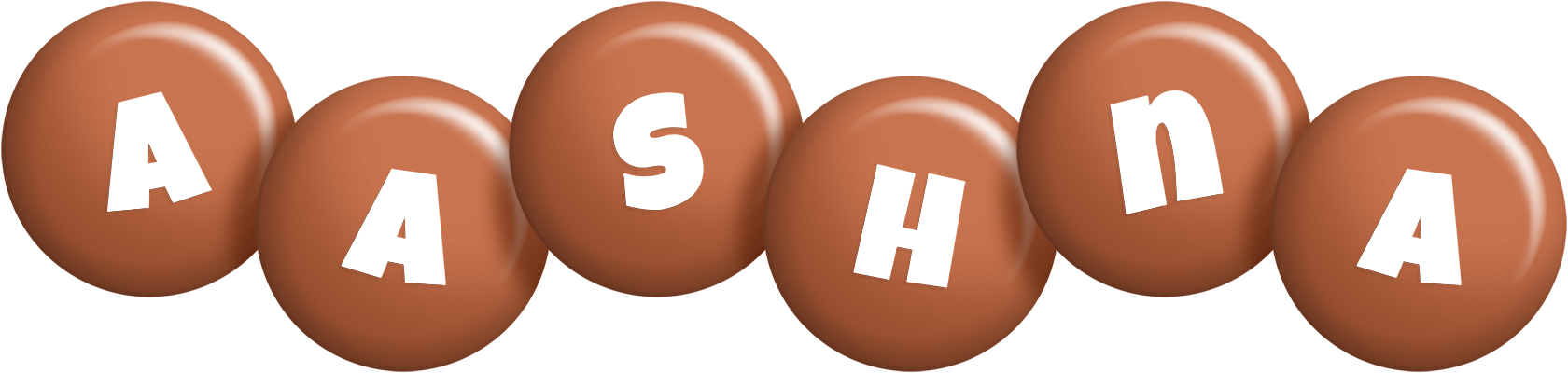 Aashna candy-brown logo