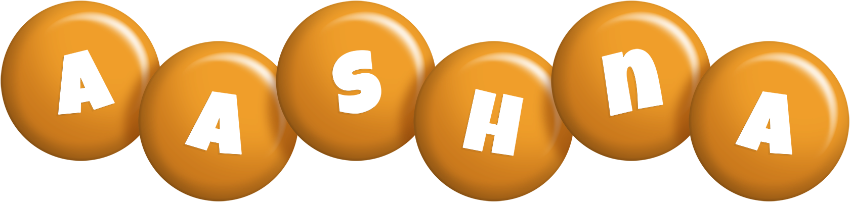 Aashna candy-orange logo