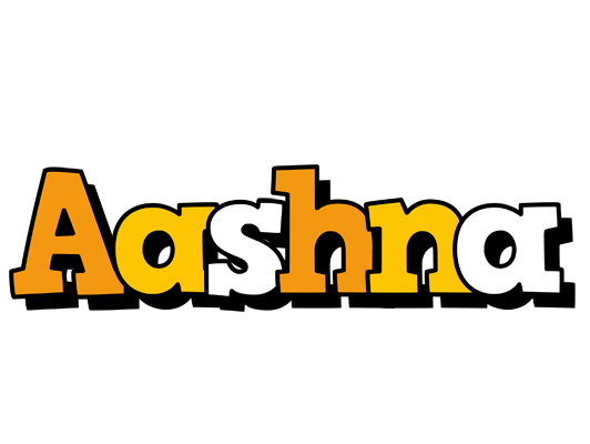 Aashna cartoon logo