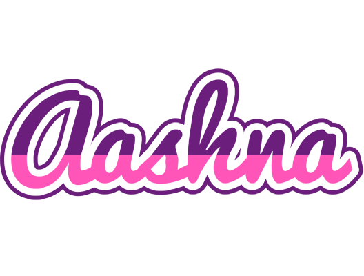 Aashna cheerful logo
