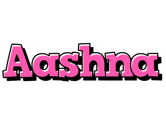 Aashna girlish logo