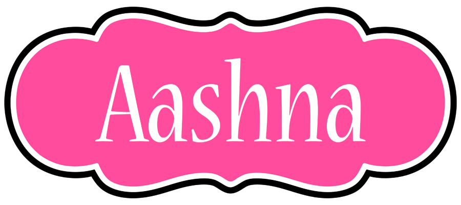 Aashna invitation logo