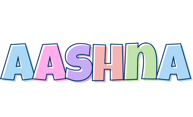 Aashna pastel logo