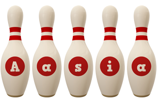 Aasia bowling-pin logo