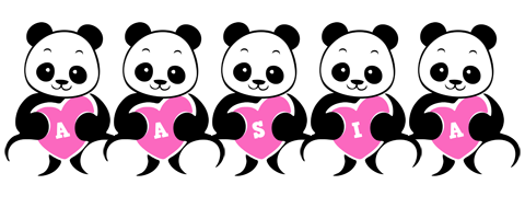 Aasia love-panda logo