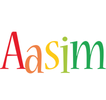 Aasim birthday logo