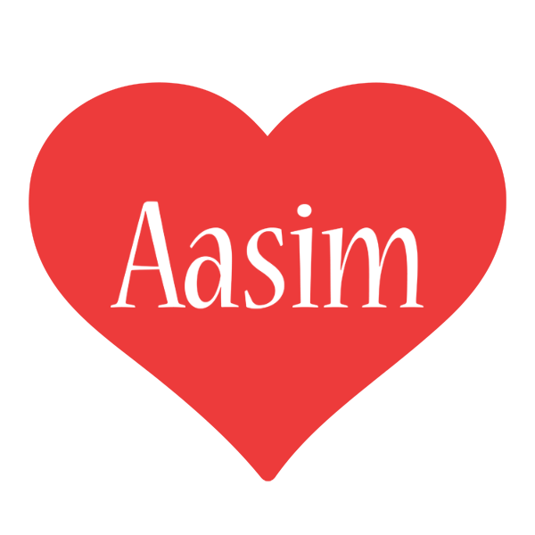 Aasim love logo