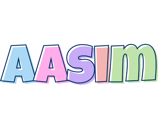 Aasim pastel logo