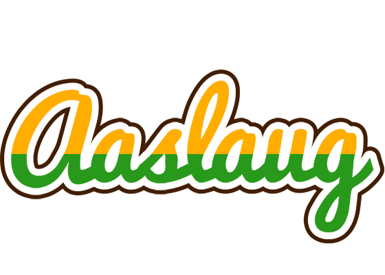 Aaslaug banana logo