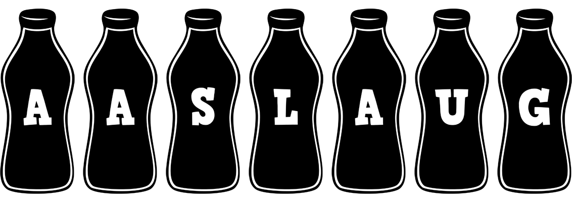 Aaslaug bottle logo
