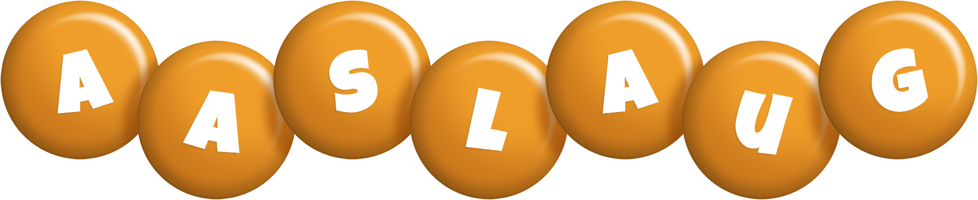 Aaslaug candy-orange logo