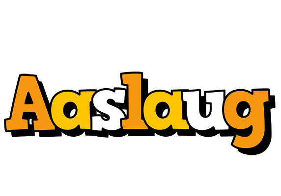 Aaslaug cartoon logo