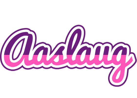 Aaslaug cheerful logo