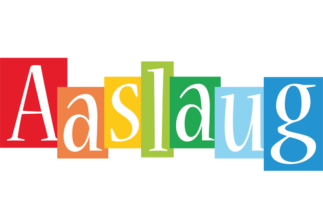 Aaslaug colors logo