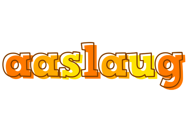 Aaslaug desert logo