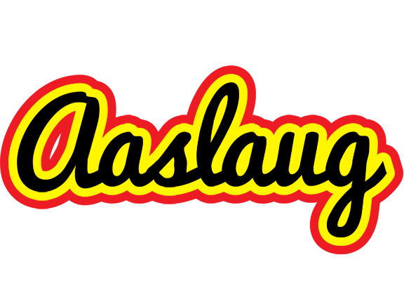 Aaslaug flaming logo