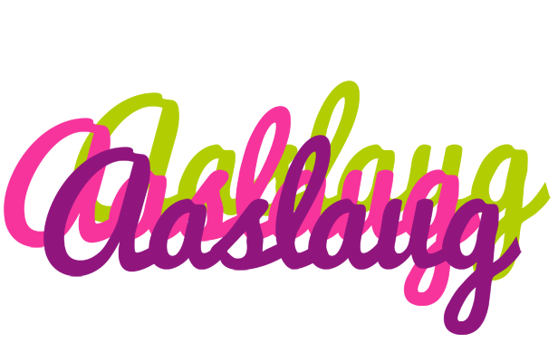 Aaslaug flowers logo