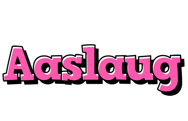 Aaslaug girlish logo