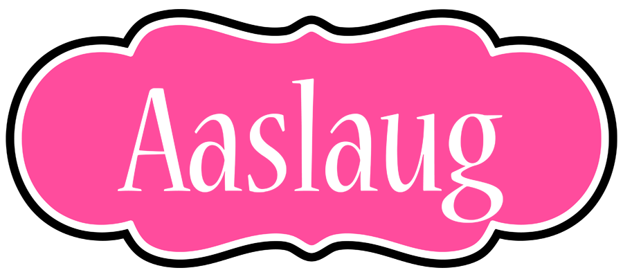 Aaslaug invitation logo
