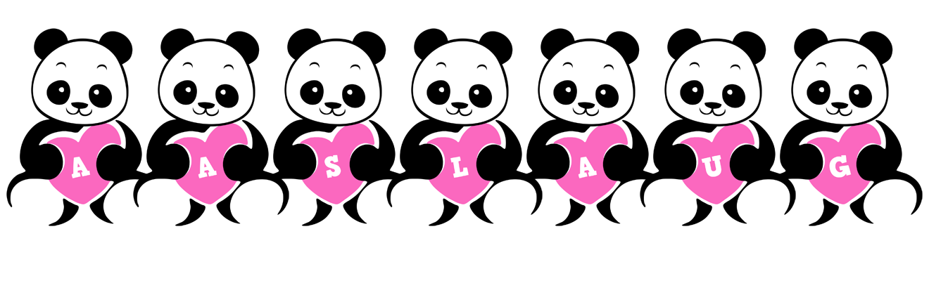 Aaslaug love-panda logo