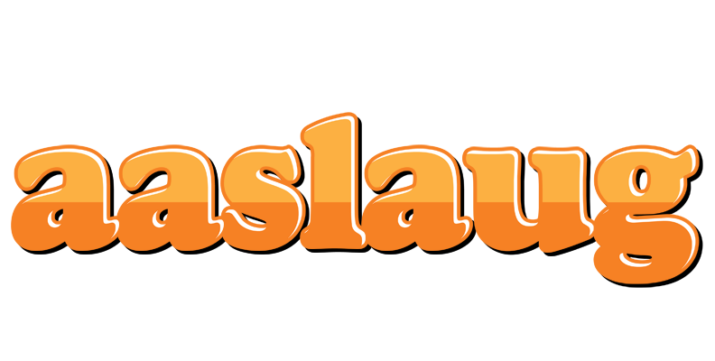Aaslaug orange logo