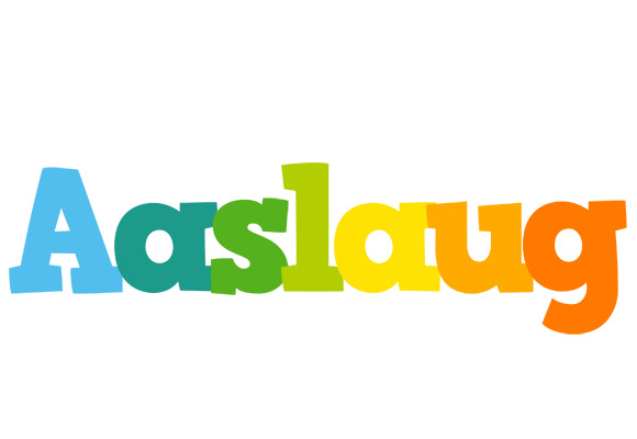 Aaslaug rainbows logo