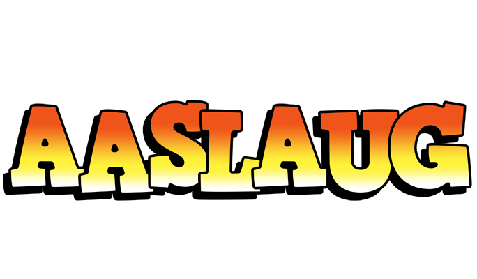 Aaslaug sunset logo