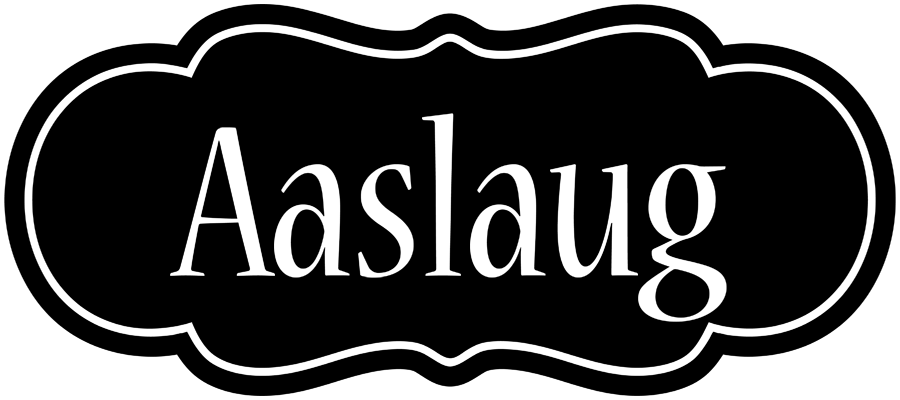 Aaslaug welcome logo