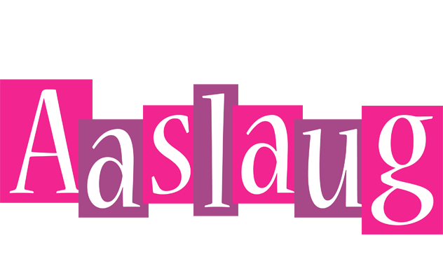 Aaslaug whine logo