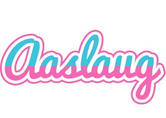 Aaslaug woman logo