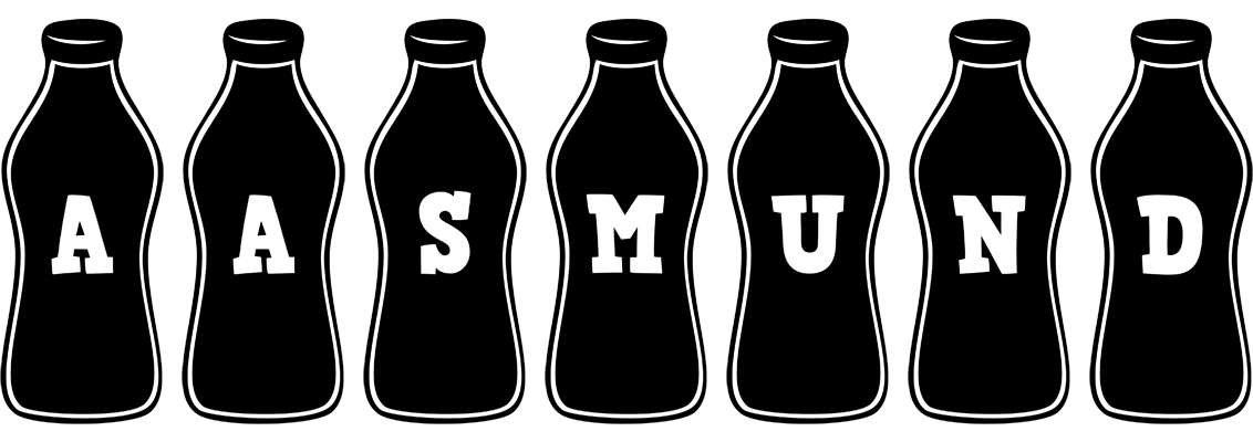 Aasmund bottle logo