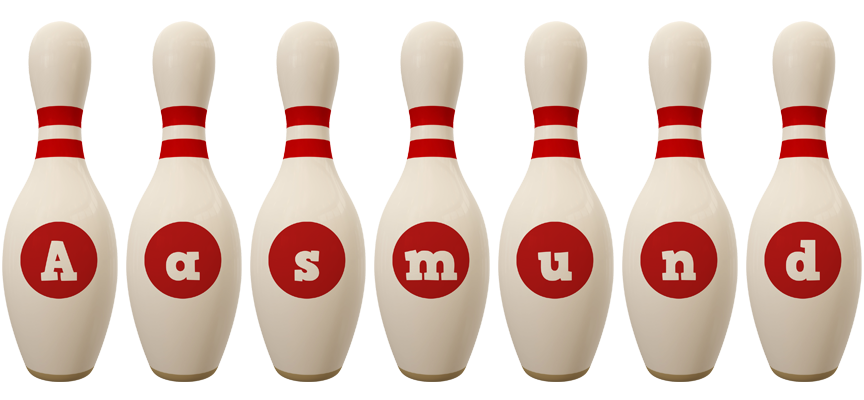 Aasmund bowling-pin logo