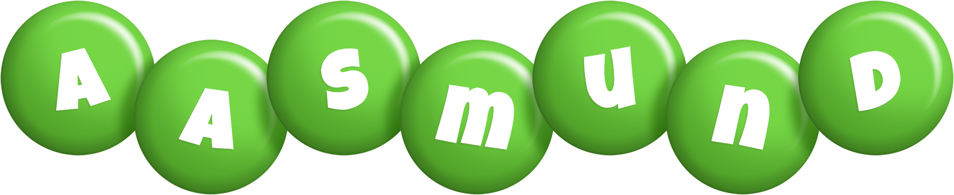 Aasmund candy-green logo