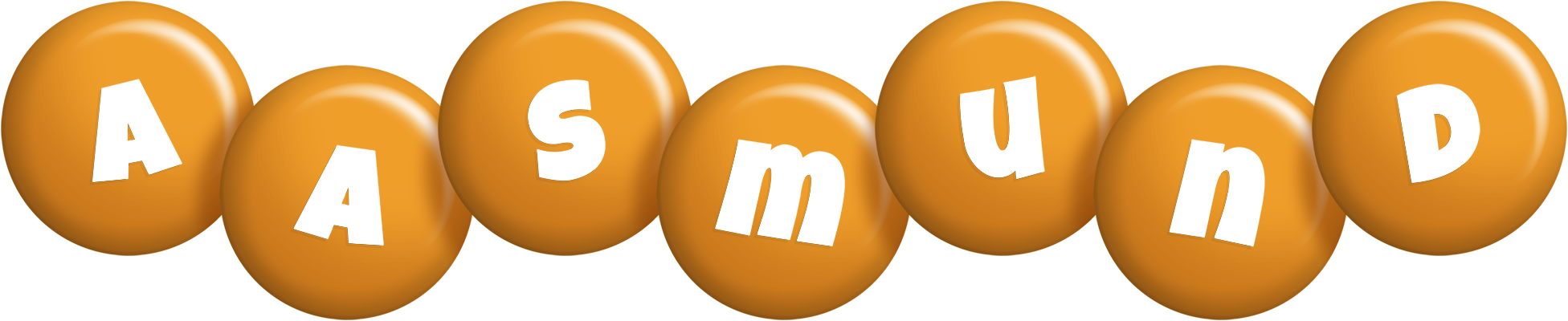 Aasmund candy-orange logo