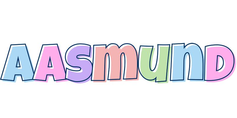 Aasmund pastel logo