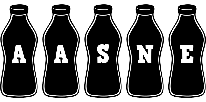 Aasne bottle logo