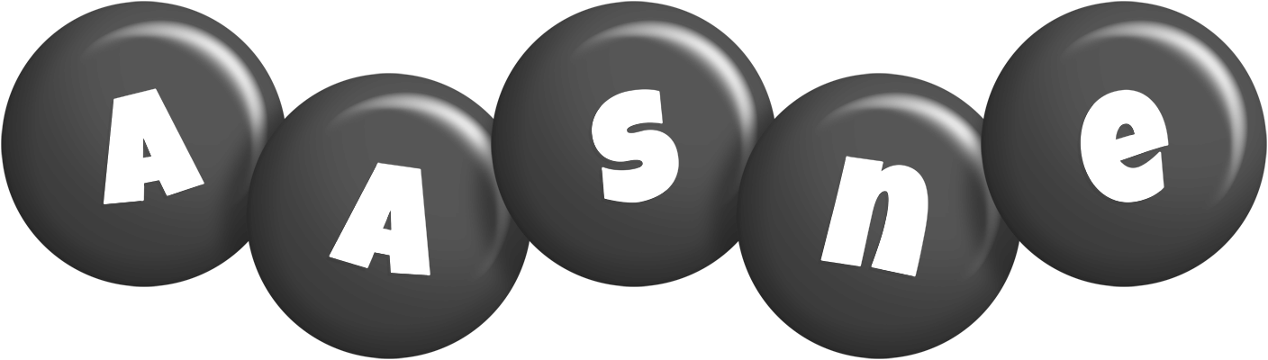 Aasne candy-black logo
