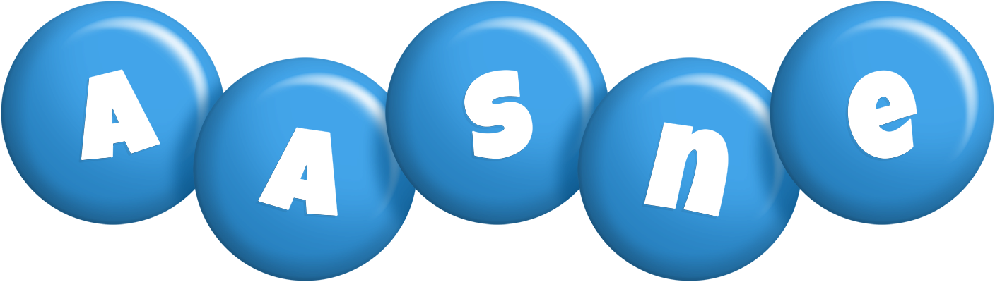 Aasne candy-blue logo