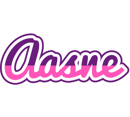 Aasne cheerful logo