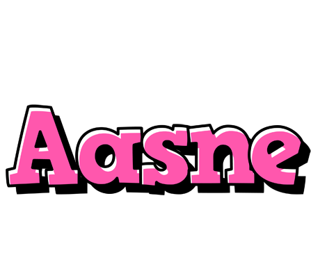 Aasne girlish logo