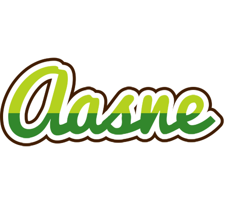 Aasne golfing logo
