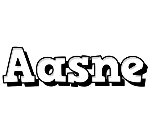 Aasne snowing logo