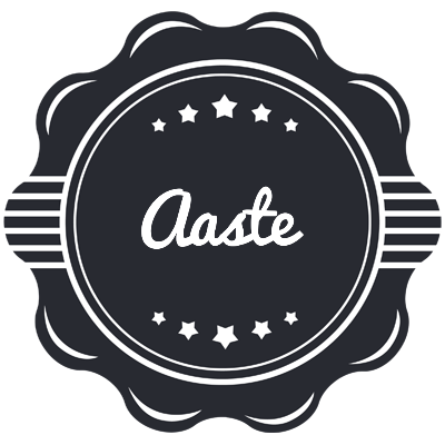 Aaste badge logo