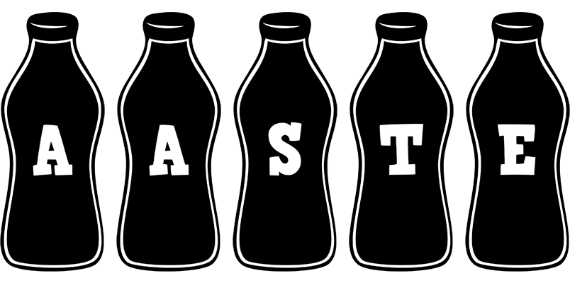 Aaste bottle logo