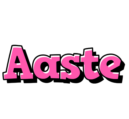 Aaste girlish logo