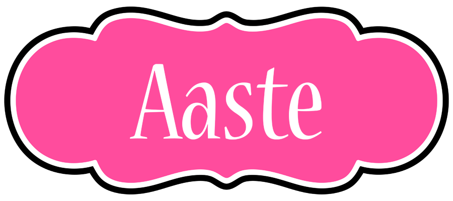 Aaste invitation logo
