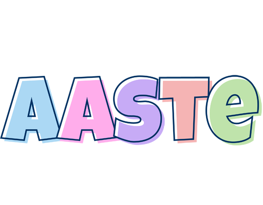 Aaste pastel logo