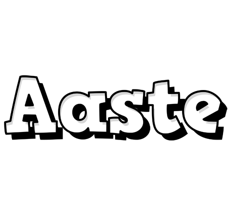 Aaste snowing logo