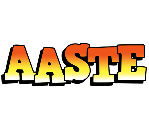 Aaste sunset logo