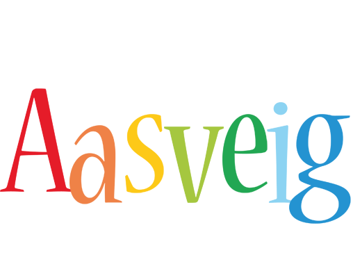 Aasveig birthday logo